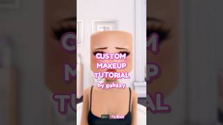 CUSTOM MAKEUP FACES TUTORIAL 💞 Dress to Impress | Roblox #shorts #dti #roblox