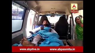 Loksabha 2019 : Amreli Youth arrived in ambulance for casting vote