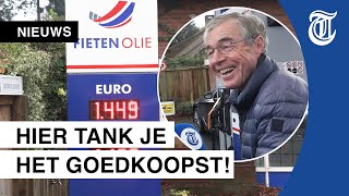 ‘Best ironisch dat je hier zo goedkoop tankt’