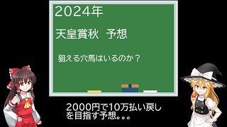 2024年 天皇賞秋予想（ゆっくり競馬劇場）