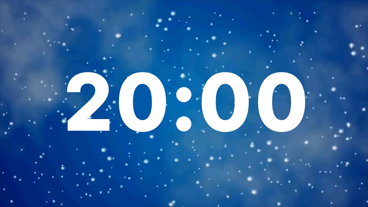 20 Minute Timer With Relaxing Music For Kids Calm Relax Best Soft