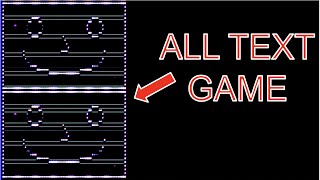 Making a Truly Text Based Game - Python Console Game with Graphics!
