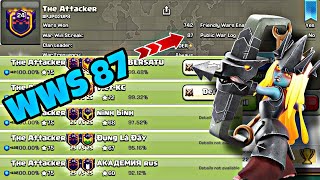 TH17 War Win Streak 87! Dominating Clan Wars with Unstoppable Strategies | Clash of Clans