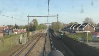 Riding with the train driver from Enschede to Amersfoort