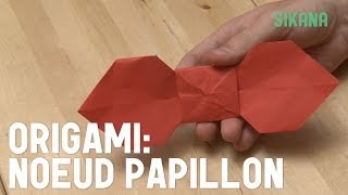 Faire un noeud papillon en papier | Origami