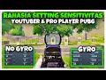 Cara Setting Sensitivitas Pubg Mobile Terbaik Untuk Gyro & No Gyro | PUBG MOBILE