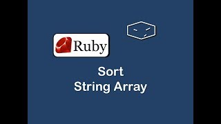 sort string array in ruby