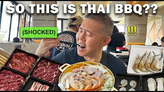 $9 THAI BBQ All You Can Eat in Bangkok, Thailand 🇹🇭 SO CHEAP!