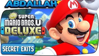 New Super Mario Bros U Deluxe - All Secret Exits & Where To Find Them!