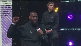 LeBron James Drafts Kyrie Irving   NBA All Star Starters Draft
