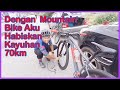 Berjaya Juga Habiskan Kayuhan 70km Dengan Mountain Bike !! Road Bike Malaysia