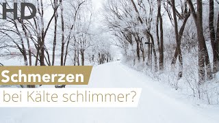 Deshalb können Schmerzen bei Kälte schlimmer sein