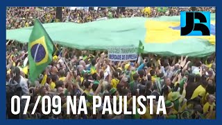 Comemoração do 7 de Setembro reúne apoiadores de Bolsonaro na Avenida Paulista