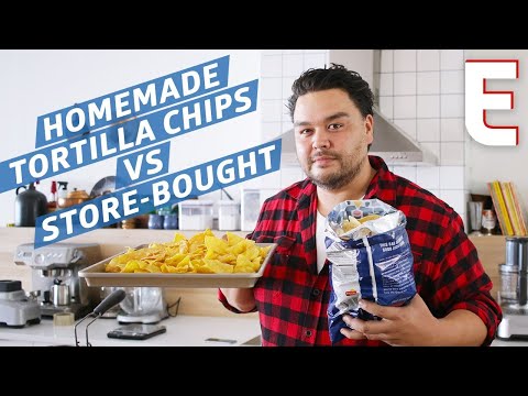 Recipe for homemade tortilla chips