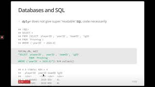 Reading Data from Databases into R