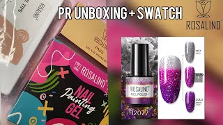 MOOD POLISH 😱 UNBOXING PLUS SWATCHING @RosalindOfficial  PR