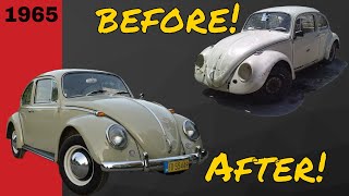 My 1965 VW Beetle restoration built in 10 Minutes! back to 2012