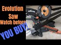 WATCH BEFORE YOU BUY Evolution Saw | Evolution R255SMS+ | UnBox | First Use | Review Evolution Saw