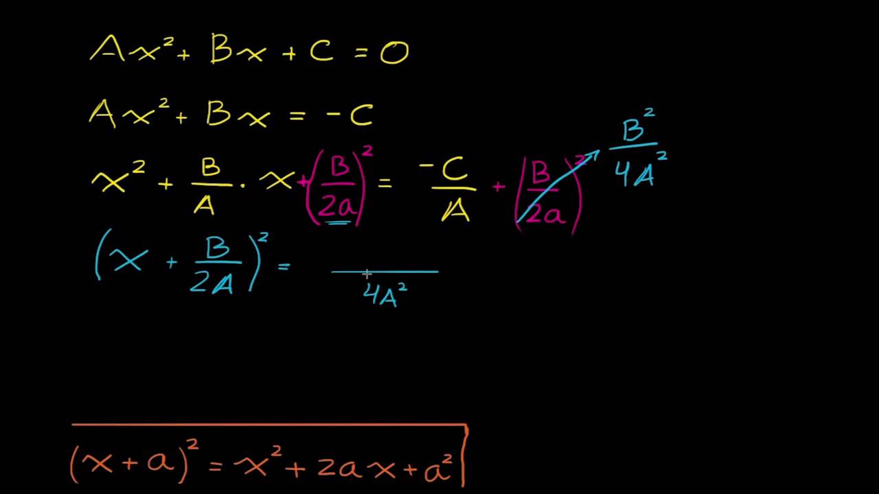 Fórmula Quadrática (prova) - YouTube