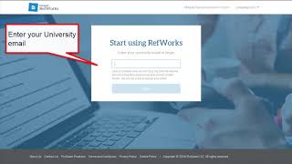How to set up your RefWorks account
