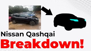 Nissan Qashqai breaksdown on the road test