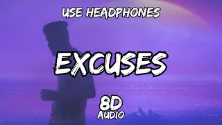 Excuses (8D AUDIO) | AP Dhillon | Gurinder Gill | Intense | Banger SZN