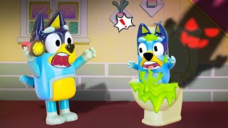 BLUEY: Be Careful! ❌ Monster In The Toilet | Safety Lesson For Kids | Bluey Toys Pretend Play