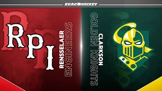 RPI at Clarkson | NCAA Men’s Ice Hockey | Highlights - January 11, 2025 | #ECACHockey