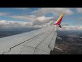 Southwest Airlines 737-700 Flight 6051 Descent And Landing At PIT