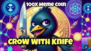 CROW With Knife: Top Meme Coin for the 2025 Bull Market 💯 #memecoins #cryptocurrency #crow