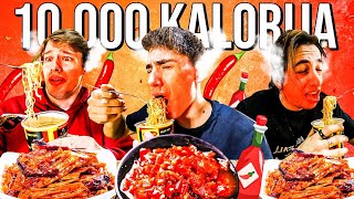 JEDEMO NAJLJUĆU HRANU 🥵*10.000 kalorija* | TheSikrt, Bruno Lukić & 10ficho