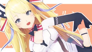 【ブルーオース/MMD】『おねがいダーリン/Onegai Darlin'』by サラトガ(USS CV-3)【苍蓝誓约/1440p】