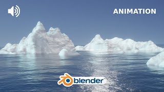 Making an Arctic Ice Landscape in Blender 3.5