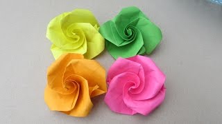 Easy Origami Flower for Beginner| How to make paper flower?| DIY-crafts Tutorial