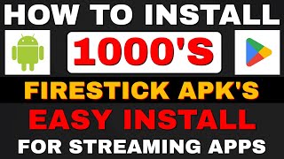 BRAND NEW way to INSTALL 1000'S of FIRESTICK & FIRE TV APPS! 2023 UPDATE!