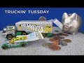 Truckin' Tuesday! Bank Roller with Fast Cash! It's a Coin Bank! New for 2018!