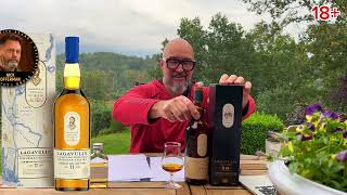 #121. Lagavulin 11 лет Offerman Edition Caribbean Rum Cask 46% + Lagavulin 16 лет 43%