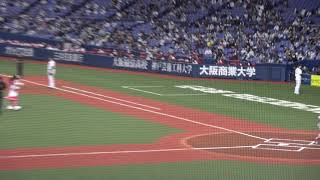 オリックスバファローズ 2021/10/20 始球式 バッター山崎剛選手 VS 東北楽天ゴールデンイーグルス