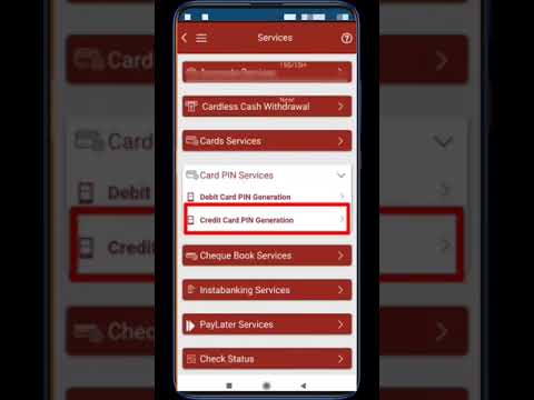 Tarjeta de crédito ICICI Bank Generación de PIN de tarjeta de crédito ICICI por i Mobile #Shorts