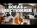 Sofas and Sectionals: The ULTIMATE Seating Showdown! (Which is better for small spaces?)