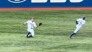 筒香嘉智ファインプレー大貫晋一細川成也6回表スライディングキャッチ横浜DeNAベイスターズ2024年5月19日中日ドラゴンズ守備捕球ナイス