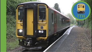 Dosbarth 153 yn Llangynllo - Class 153 at Llangynllo