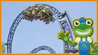 Rollercoasters For Children | Gecko's Real Vehicles