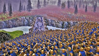 Epic Invasion Of 100K Spartans | Castle Siege - Ultimate Epic Battle Simulator UEBS