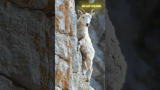 Goat Cautiously Descends Steep Cliff, Avoiding a Dangerous Fall! 🐐⛰️ | Nerve-Wracking Animal Moment