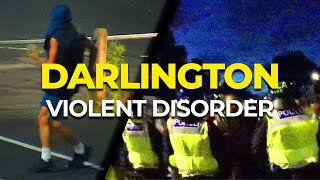 18-year-old convicted after throwing bricks at Darlington riot police