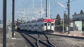 RARE MUST SEE: Caltrain 264 expresses through Santa Clara  with a doubleheader