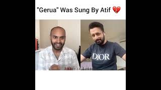 GERUA SONG WAS ORIGINALLY RECORDED BY ATIF ASLAM.#atifaslam#srk#gerua