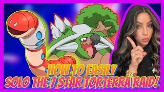 How To EASILY SOLO The 7 Star Torterra Raid! | Pokemon Scarlet \u0026 Violet