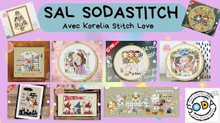 SAL SODASTITCH - #crossstitch #pointdecroix #crosstitch #broderie #embroidery #flosstube #sodastitch